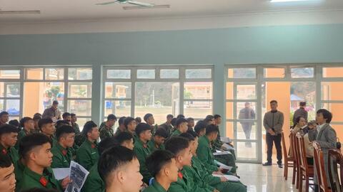 Tổ chức tư vấn, định hướng nghề nghiệp và giới thiệu việc làm  cho thanh niên chuẩn bị hoàn thành nghĩa vụ quân sự năm 2024 trên địa bàn tỉnh Lạng Sơn