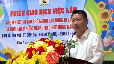 Trung tâm Dịch vụ việc làm tỉnh Lạng Sơn  Tổ chức Phiên giao dịch việc làm theo cụm xã tại huyện Bình Gia